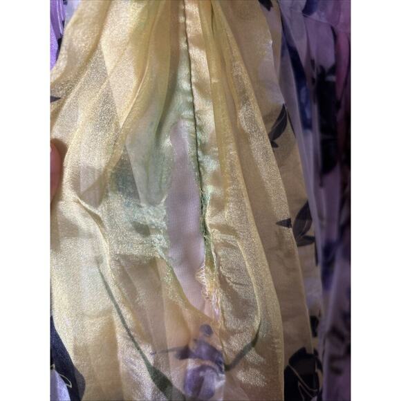 Bibhu Mohapatra x RTR Puff Shoulder Printed Dress - Picture 6 of 7